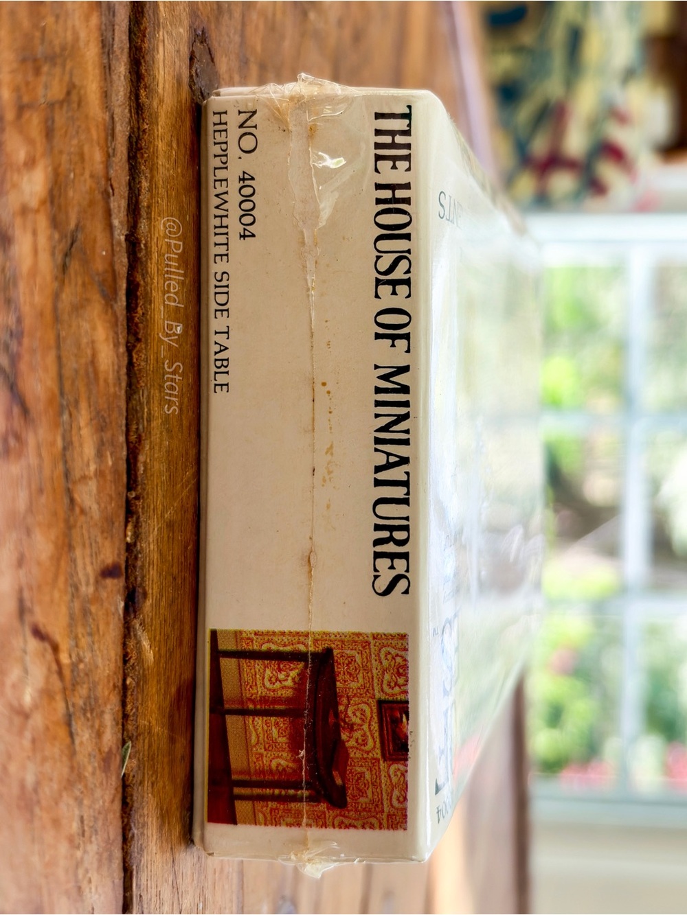 NEW Vtg ‘70s THE HOUSE OF MINIATURES Hepplewhite Side Table c. 1800’s, No. 40004 - Picture 9 of 11